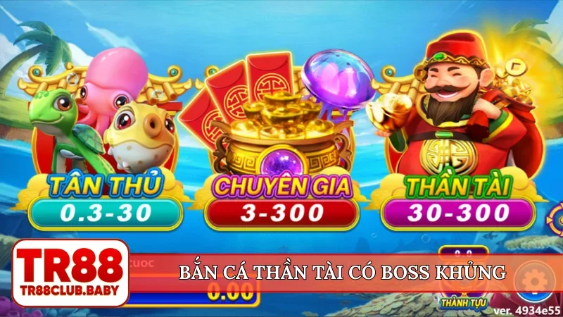 Bắn cá Thần Tài TR88 - Rước lộc đại dương, săn kho báu khủng - DRAGON89.LOL