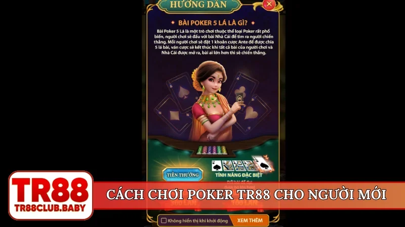Cách chơi poker TR88 - Nắm vững quy luật, làm chủ bàn đấu - DRAGON89.LOL