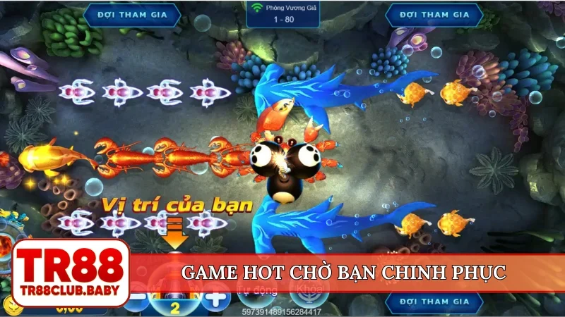 Bắn cá đổi thưởng - Săn sinh vật biển, hạ gục cá tại TR88 - DRAGON89.LOL