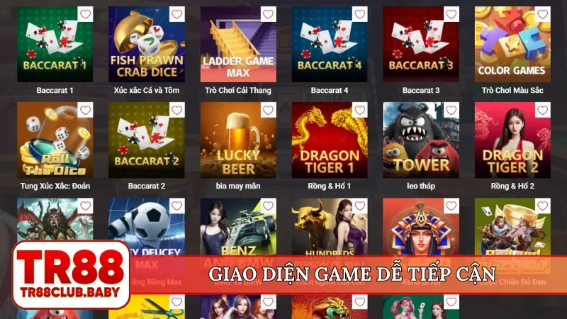 Game bài TR88 - Danh mục giải trí đẳng cấp toàn cầu - DRAGON89.LOL