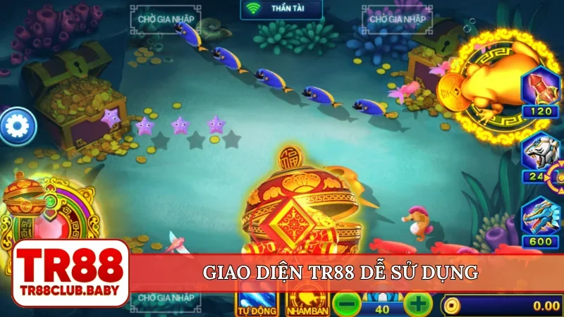 Bắn cá Thần Tài TR88 - Rước lộc đại dương, săn kho báu khủng - DRAGON89.LOL