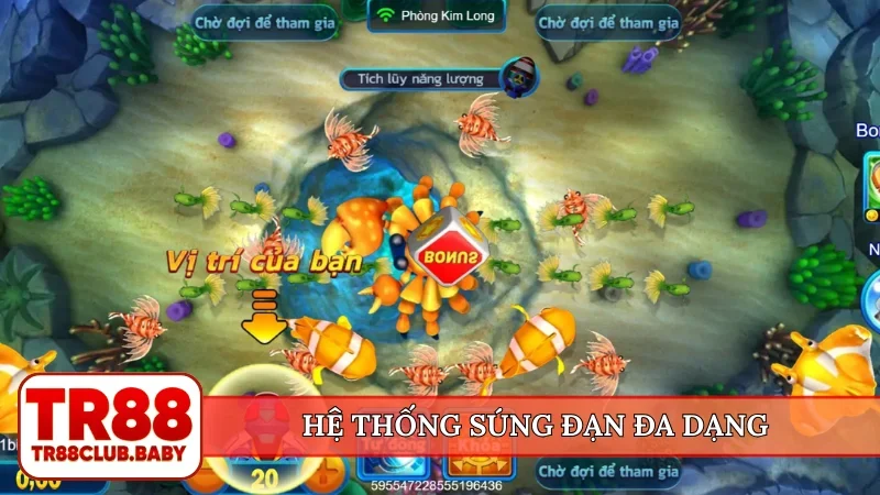 Bắn cá online - Trải nghiệm săn cá hiện đại tại TR88 - DRAGON89.LOL