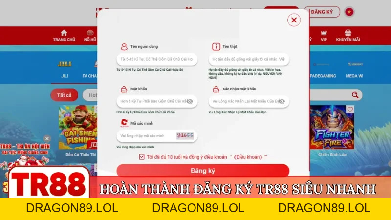 TR88 🎖️ Trang Chủ Đăng Nhập TR88.Com Chính Thức 09/2026 | Đăng Ký +88K - DRAGON89.LOL