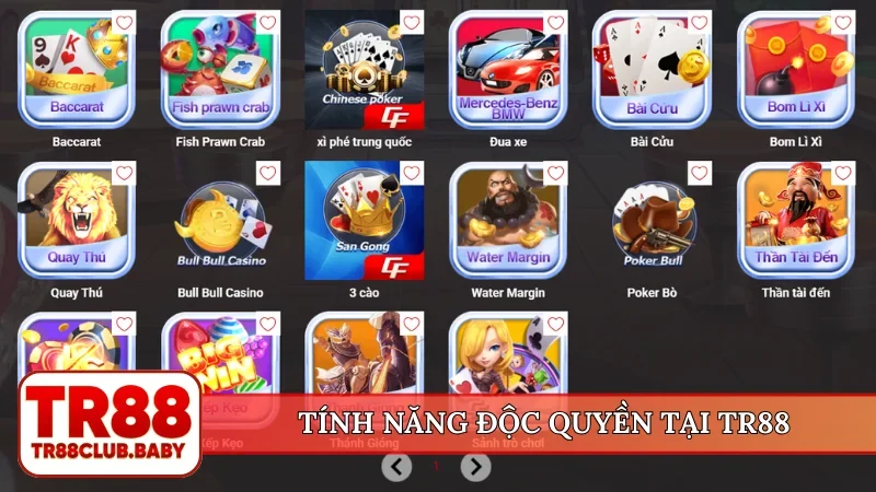 Game bài TR88 - Danh mục giải trí đẳng cấp toàn cầu - DRAGON89.LOL
