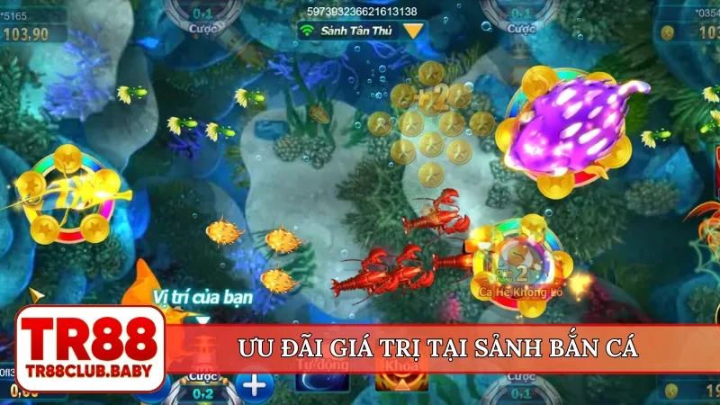 Bắn cá đổi thưởng - Săn sinh vật biển, hạ gục cá tại TR88 - DRAGON89.LOL